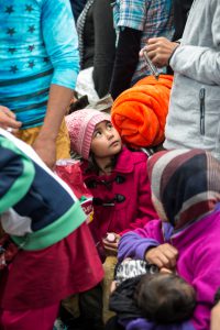 Budapest , Hungary - September 10, 2015: Report of refugees from Syria, Pakistan, Afghanistan in the railway station Budapest Keleti of Hungary.All they are looking for a better opportunity to live better, away from poverty and being killed simply for being Catholic. Here in this picture you can see the actual situation in this place.